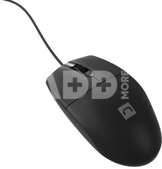 Natec Mouse, Ruff Plus, Wired, 1200 DPI, Optical, Black