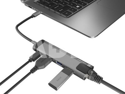 Natec Multi-Port Adapter Fowler Go USB Type-C