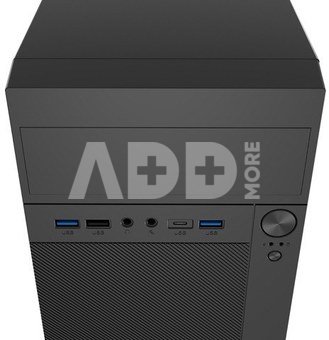 Natec PC Case Helix USB-C MATX Mini Tower black