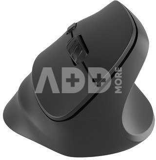 Natec Vertical Mouse, Crake 2, Wireless, 2400 DPI, Black