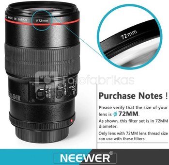 Neewer 72MM FILTER ACCESSORY KIT 10087419
