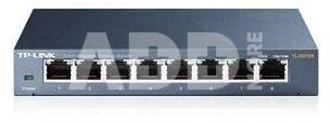 TP-LINK Switch TL-SG108 Unmanaged, Desktop, 1 Gbps (RJ-45) ports quantity 8, Power supply type External