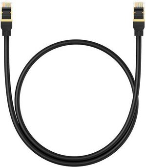 Network cable cat.8 Baseus Ethernet RJ45, 40Gbps, 0.5m (black)