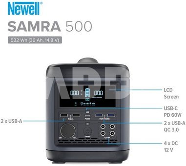 Newell power bank-charging station Samra 500 532Wh
