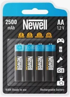 Newell Rechargeable NiMH AA 2500 x4