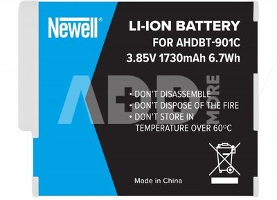 Newell SupraCell Protect replacement battery AHDBT-901c for GoPro