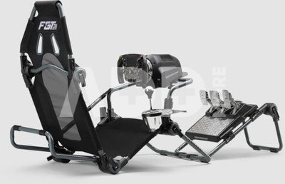Next Level Racing | Foldable Formula and GT Cockpit | F-GT Lite Grey Edition | Grey and Black