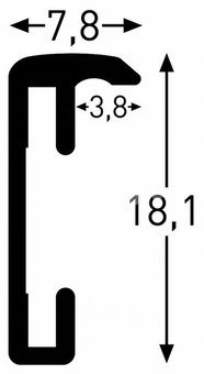 Nielsen Accent 21x29,7 Aluminium silver DIN A4 52123