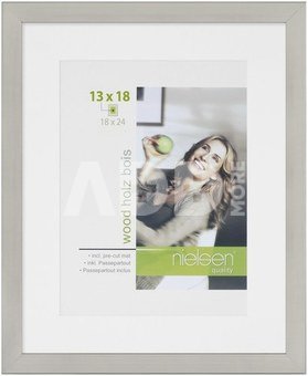 Nielsen Apollo silver 18x24 Wooden Frame 8988045