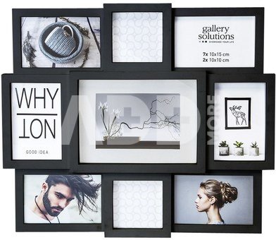 Nielsen Why Not Collage black Plastic Gallery Frame 8999334