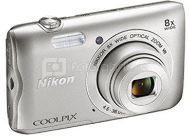 Nikon Coolpix A300 (sidabrinis)
