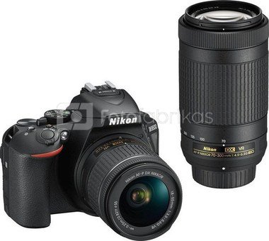 Nikon D5600 Kit black + AF-P 18-55 VR + 70-300 ED VR