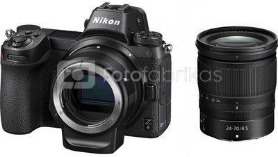 Nikon Z6 + 24-70mm + FTZ adapteris