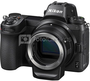 Nikon Z6 + FTZ adapteris