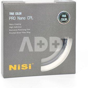 NiSi 62mm True Color Pro Nano CPL Circular Polarizing filter