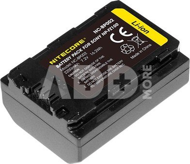 Nitecore NC BP002 (Sony NP FZ100 Battery) 2250mAh