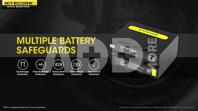 Nitecore NP-F970 battery pack 7800mAh 56.2Wh