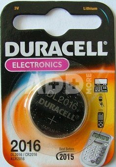 Not chargable batterie Duracell DL2016 3V (DL2016 / CR2016 / KCR2016)