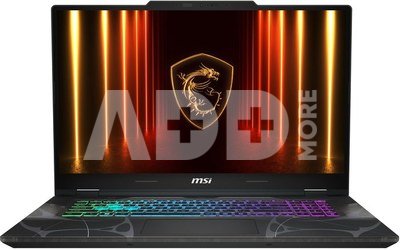 Notebook|MSI|CPU AMD RyzenT 7|260|3.8 GHz|17.3 "|1920 x 1080 pixels|RAM 16 GB|DDR5-SDRAM|SSD 1000 GB|Discrete graphics NVIDIA GeForce RTX 5050|8 GB|On-board graphics Yes|Numeric keypad Yes|OS installed Windows 11 Home|Colour Black|Weight 2.4 kg|5600 MHz|CYBORGA17AIB2HWEKG017NL