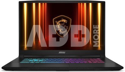 Notebook|MSI|CPU Intel&reg; CoreT i7|i7-14650HX|17.3 "|1920 x 1080 pixels|RAM 16 GB|DDR5-SDRAM|SSD 1000 GB|Discrete graphics NVIDIA GeForce RTX 5060|8 GB|On-board graphics Yes|Numeric keypad Y|OS installed Windows 11 Home|Colour Black|Weight 2.7 kg|5600 MHz|KATANA17HXB14WFK-262NL