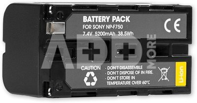 Nitecore NP F750 battery pack 5200mAh 38.5Wh