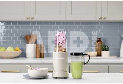 Nutribullet Blender | NB907MASN | Tabletop | 900 W | Jar material Tritan | Jar capacity 0.7 + 0.9 L | Ice crushing | Beige