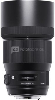 Sigma 135 мм f/1.8 DG HSM Art объектив для Sony + 5 METŲ GARANTIJA + PAPILDOMAI GAUKITE 300 EUR NUOLAIDĄ