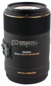 SIGMA 105mm F2.8 EX DG Macro OS HSM (Nikon) + 5 METŲ GARANTIJA