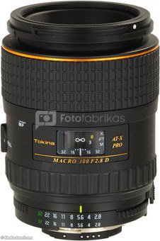Objektyvas Tokina AT-X Pro 100mm f/2.8 Macro ( Nikon )