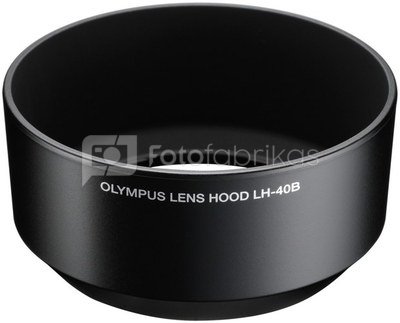 Olympus LH-40B Lens Hood for M4518 black