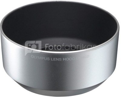 Olympus LH-40B Lens Hood for M4518 silver