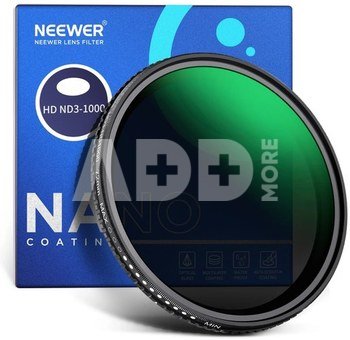 Neewer ND3-ND1000 Variable ND Filter 55mm