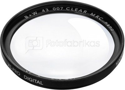 B+W XS-Pro Digital-Pro 007 Clear MRC nano 43