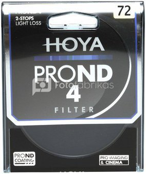 Objektyvų filtras Hoya PRO ND 4 72 mm