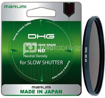 Objektyvų filtras MARUMI Marumi Grey filter DHG ND64 62 mm