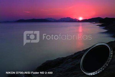 Objektyvų filtras Nisi Fader ND4-500-77
