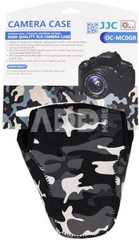 JJC OC MC0GR Neopreen Camera Cover   Camouflage Grey
