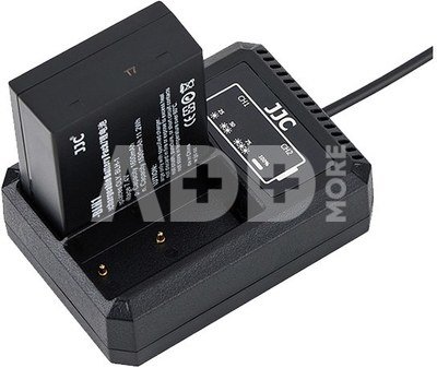 JJC Olympus DCH BLH1 USB Dubbele Batterijlader