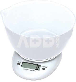 Omega кухонные весы OBSKWB, белый