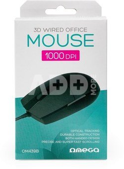 Omega mouse OM-439 Basic, black