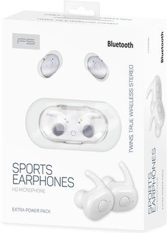 Omega wireless headset Freestyle FS1083, white