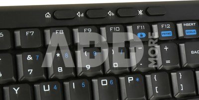 Omega wireless keyboard US SmartTV OKB004B, black (43666)