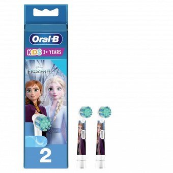 Oral-B | Toothbruch replacement | EB10 2 Frozen II | Heads | For kids | Number of brush heads included 2 | Number of teeth brushing modes Does not apply