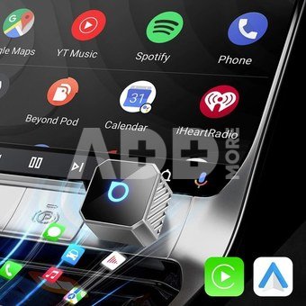 Ottocast wireless adapter Mini Pot CP88-T3 CarPlay/Android Auto, silver