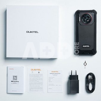 OUKITEL Smartphone WP19 Pro 8/256GB Black