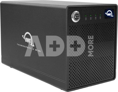OWC THUNDERBAY 4 MINI PROGRADE 4-DRIVESSD TB3 MAC/WIN(2XTB3 PORTS,W/SOFTRAID RAID 0/1/4/5/1+0) 4TB