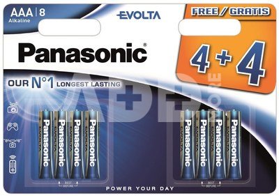 Panasonic Evolta battery LR03EGE/8B (4+4pcs)