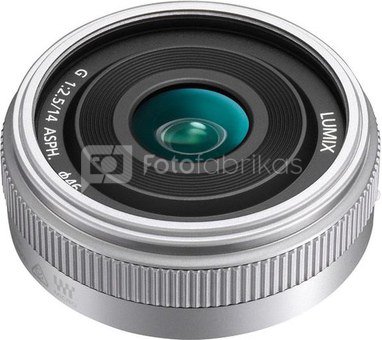Panasonic Lumix G 14mm f/2.5 II ASPH. lens, silver