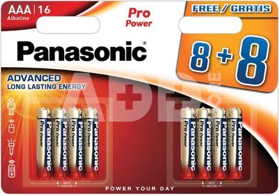 Батарейка Panasonic Pro Power LR03PPG/16B (8+8шт)