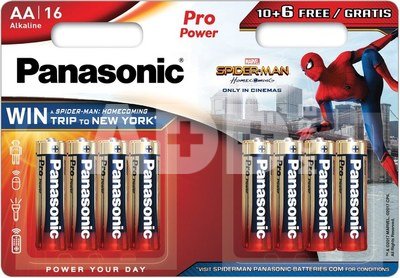 Panasonic Pro Power battery LR6PPG/16B 10+6pcs